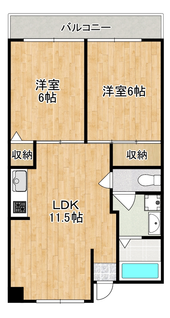 シティコープ新大宮の間取り
