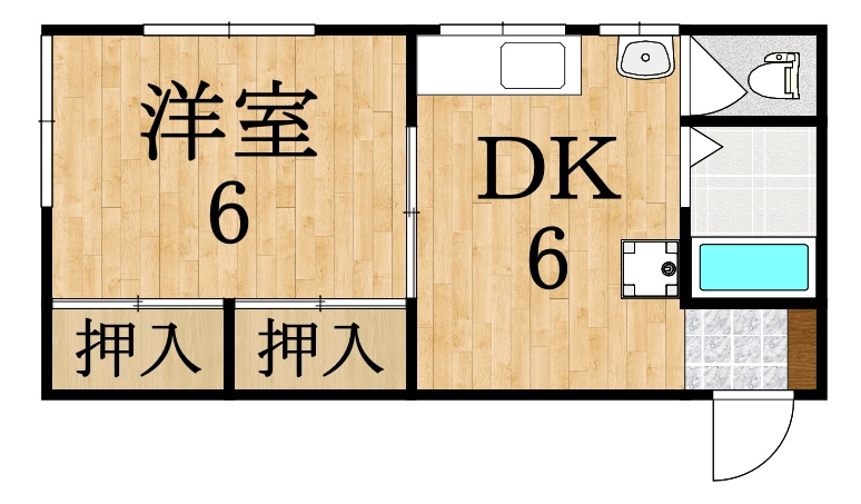 コーポ華の間取り