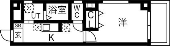 B.S天王寺の間取り