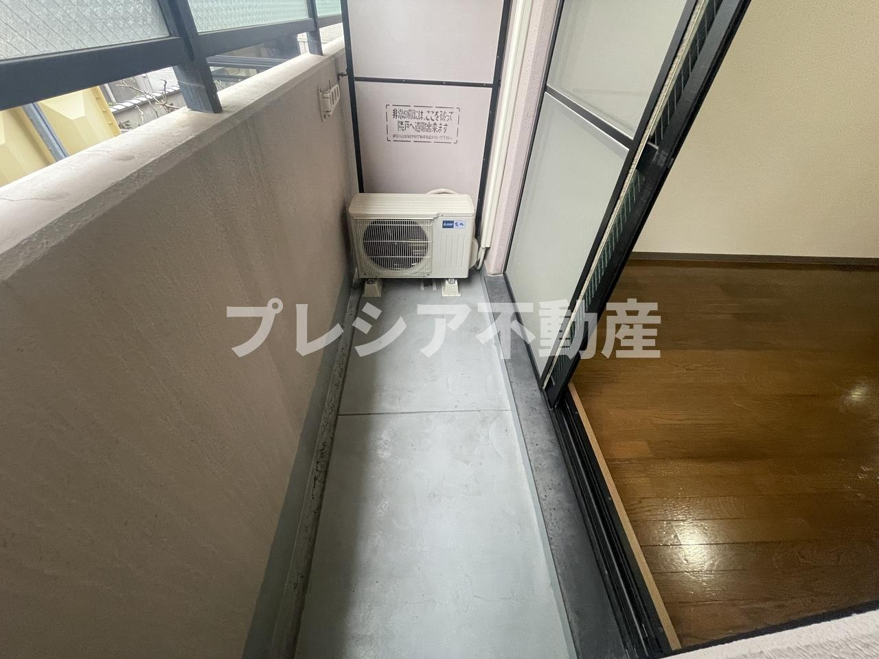 CIEL DU甲子園口のバルコニー