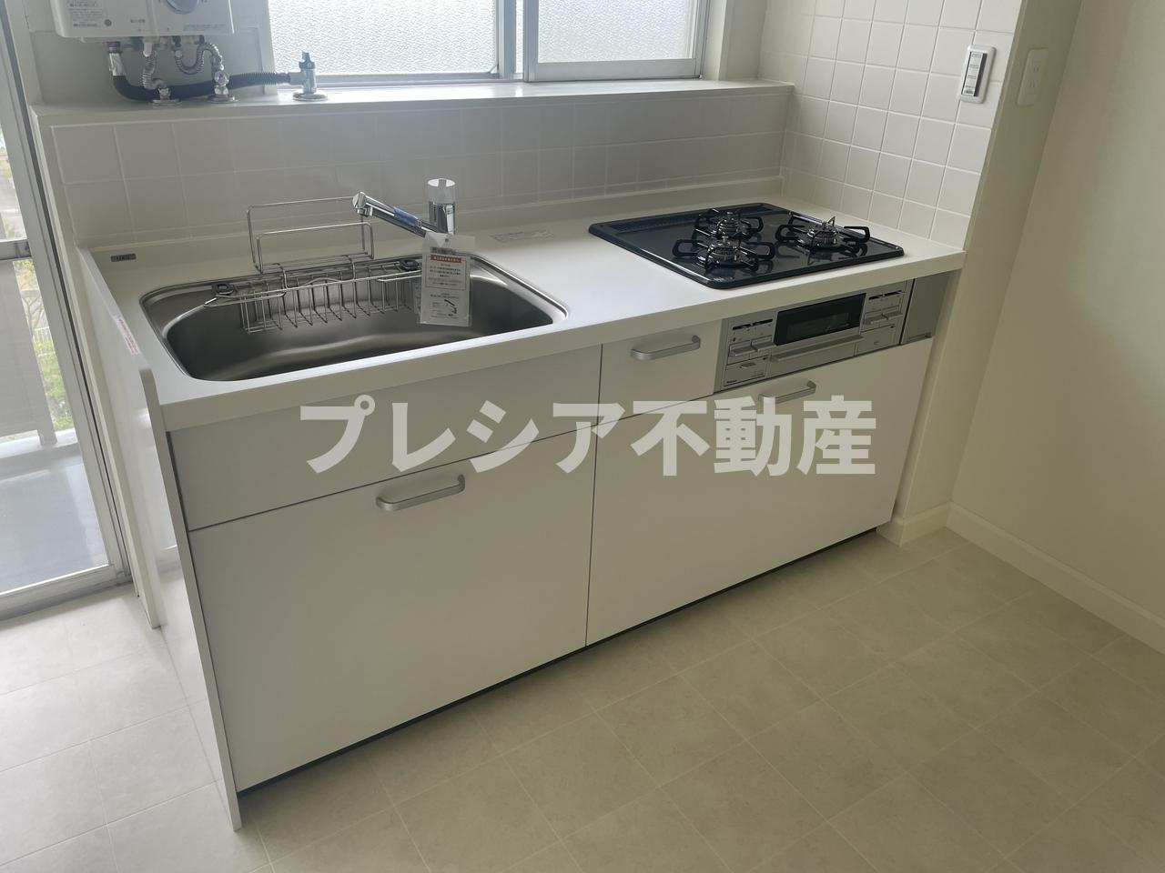 松が丘住宅16号棟のキッチン