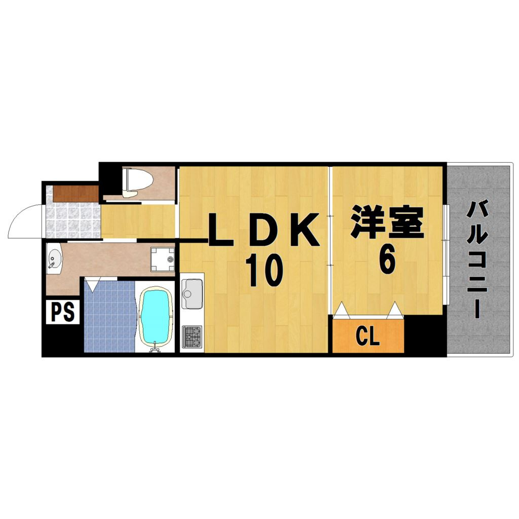 サンソレイユ秋篠の間取り