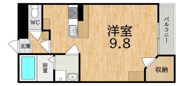レオパレスＬａ　ＶｉｓｔａⅡ(ラビスタ)の間取り