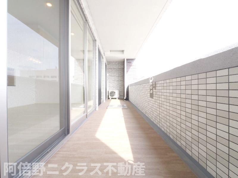 プレジオ帝塚山 のバルコニー