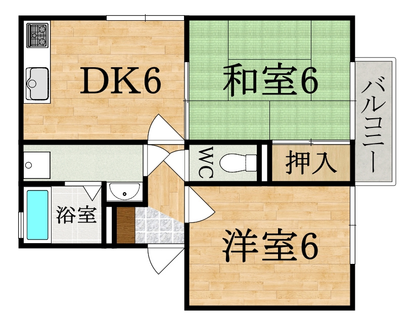 グリーンハイツ東松ケ丘の間取り