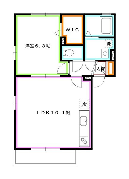 杉並区善福寺４丁目のアパートの間取り