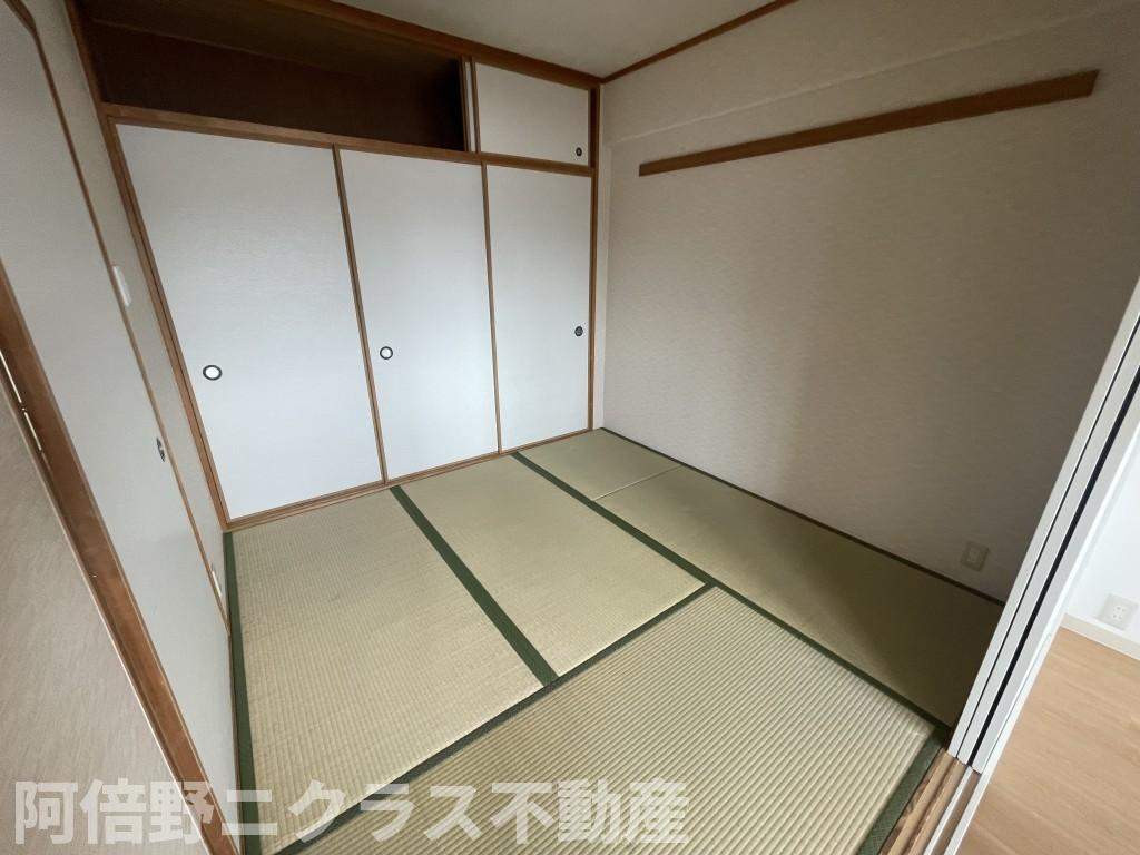グレイスコート上本町の和室|内装は別部屋の参考写真です。
