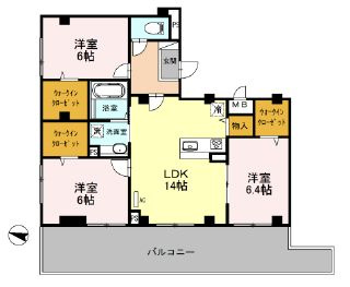 エクセレント　ヒルズの間取り