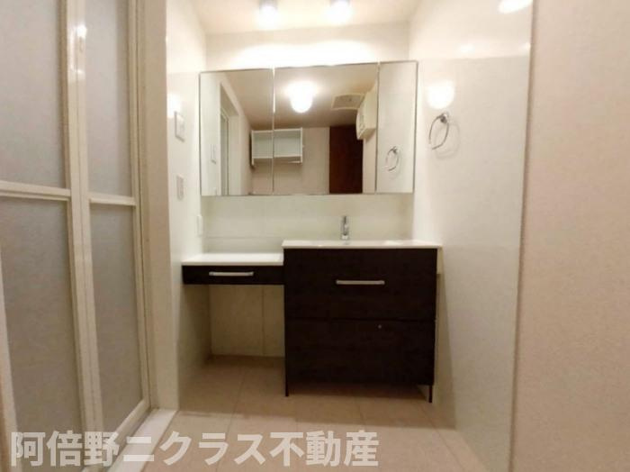 サンハイツ喜連　B棟の洗面所