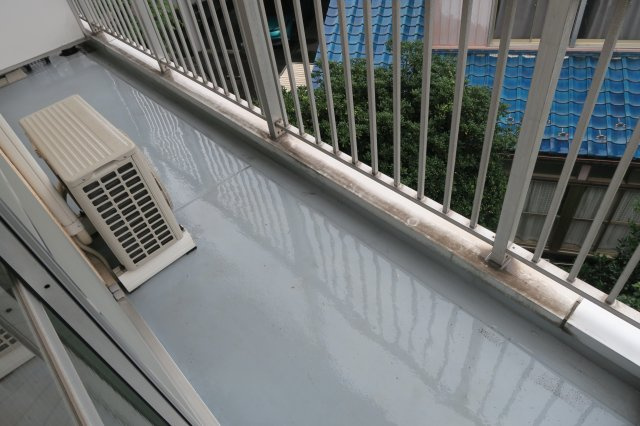 タケノヤハイツ朝日第一のバルコニー|※別号室の参考写真です。