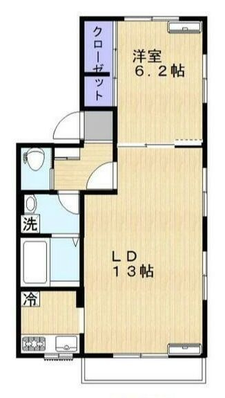 アヴニールヤマナカの間取り