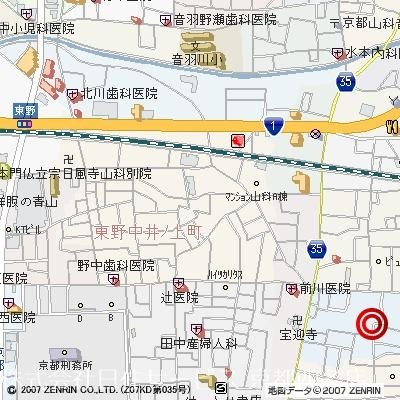 グリーンハイム平井の地図
