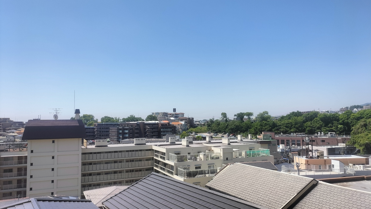 グランドハイツ甲陽園の展望|バルコニーからの眺望