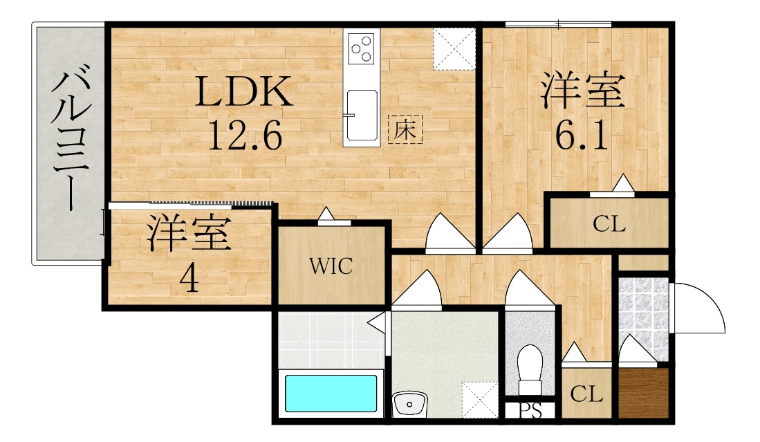RETOLIA小綱の間取り