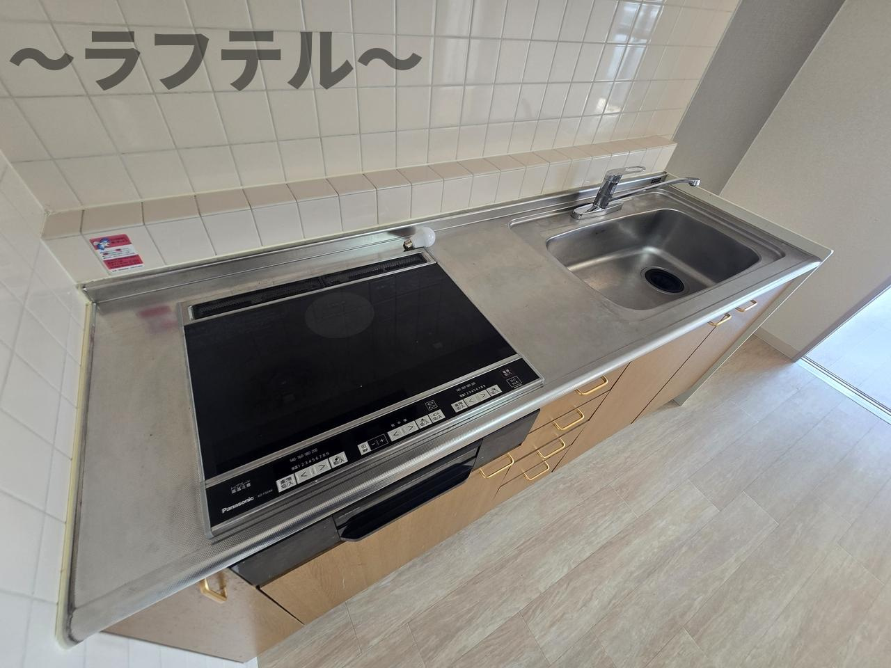 狭山市大字水野の賃貸マンションのキッチン