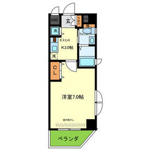 クレイドル西田辺の間取り