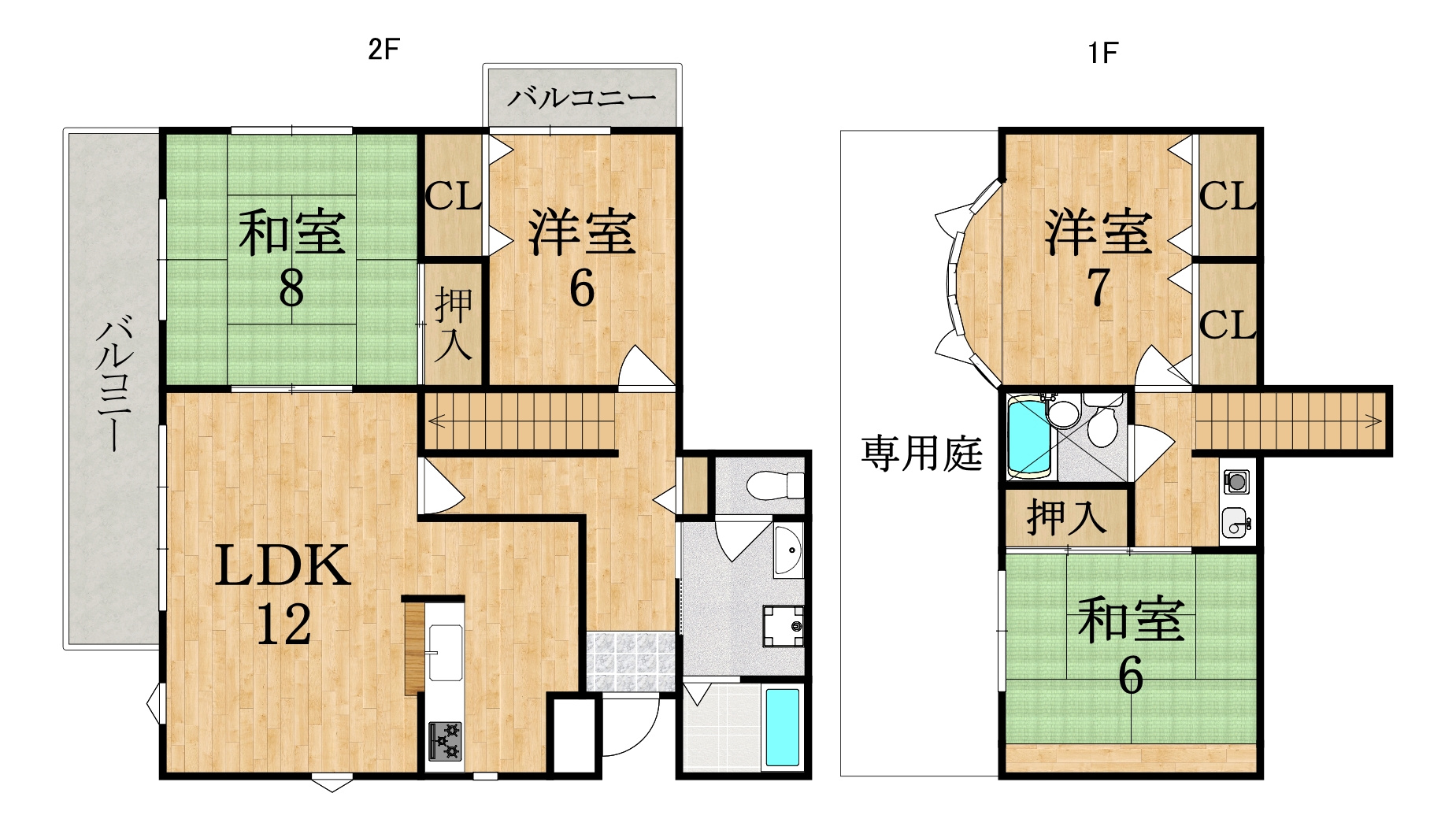 パークヒルズくすの木坂の間取り