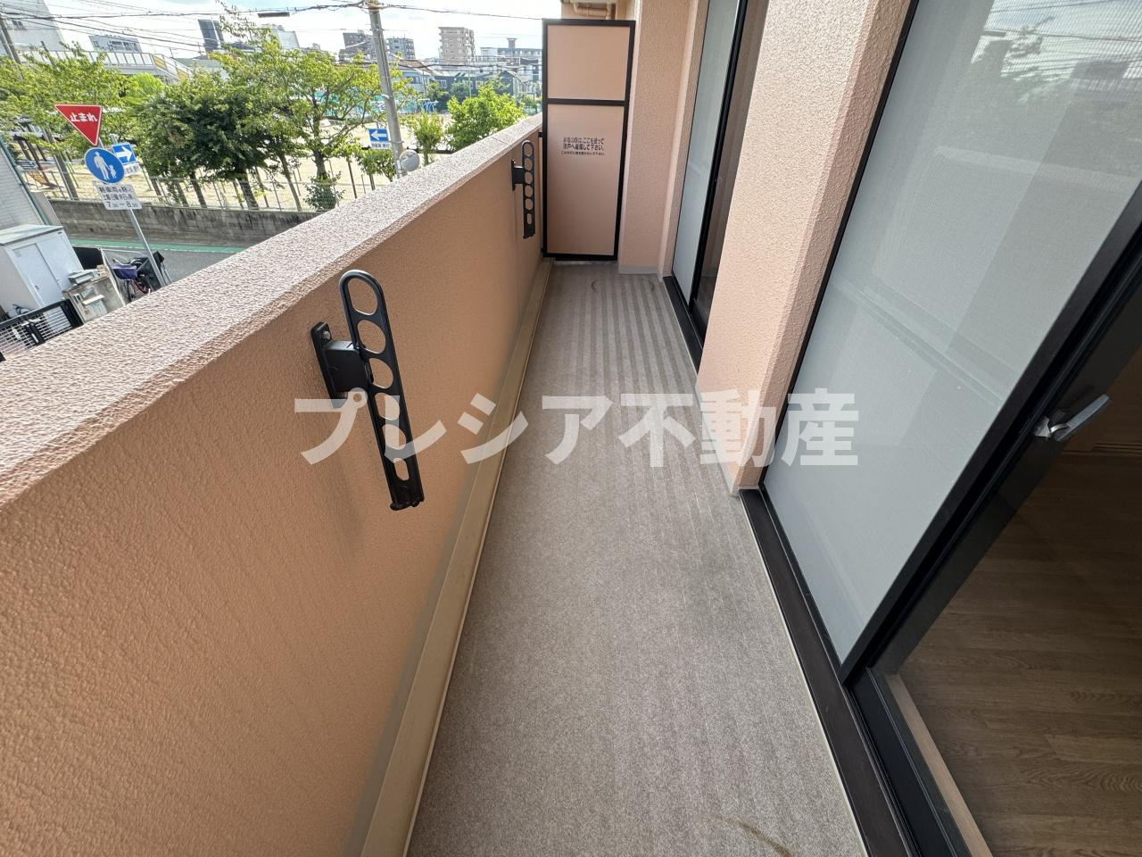 グラン甲子園口のバルコニー