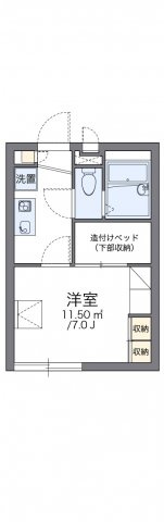 レオパレスプランタの間取り