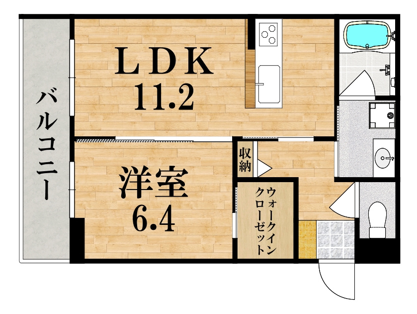 Ｓｈａ　Ｍａｉｓｏｎ　ＬＵＮＡ　Ａの間取り
