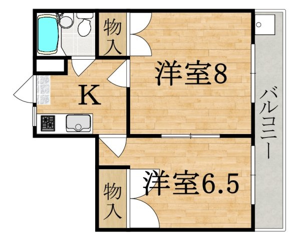 コーポ今井の間取り