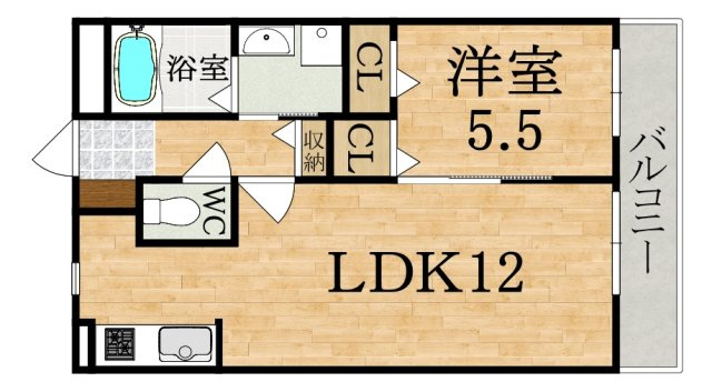 上東マンションの間取り