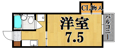 フレグランス久度の間取り