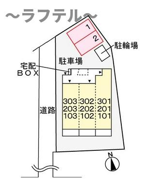 オークランドコーポの区画図