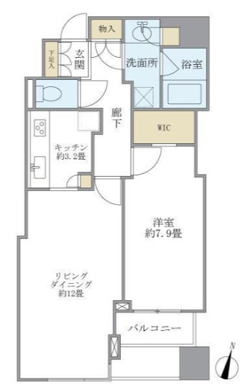 大崎ウエストシティタワーズＥＡＳＴの間取り