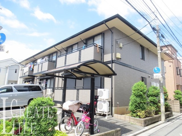 セジュール21の外観|南向きのお部屋です。