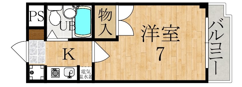 アメニティホウコクの間取り