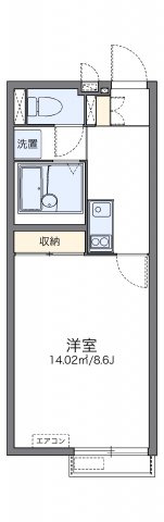 レオネクストビー　シェルの間取り