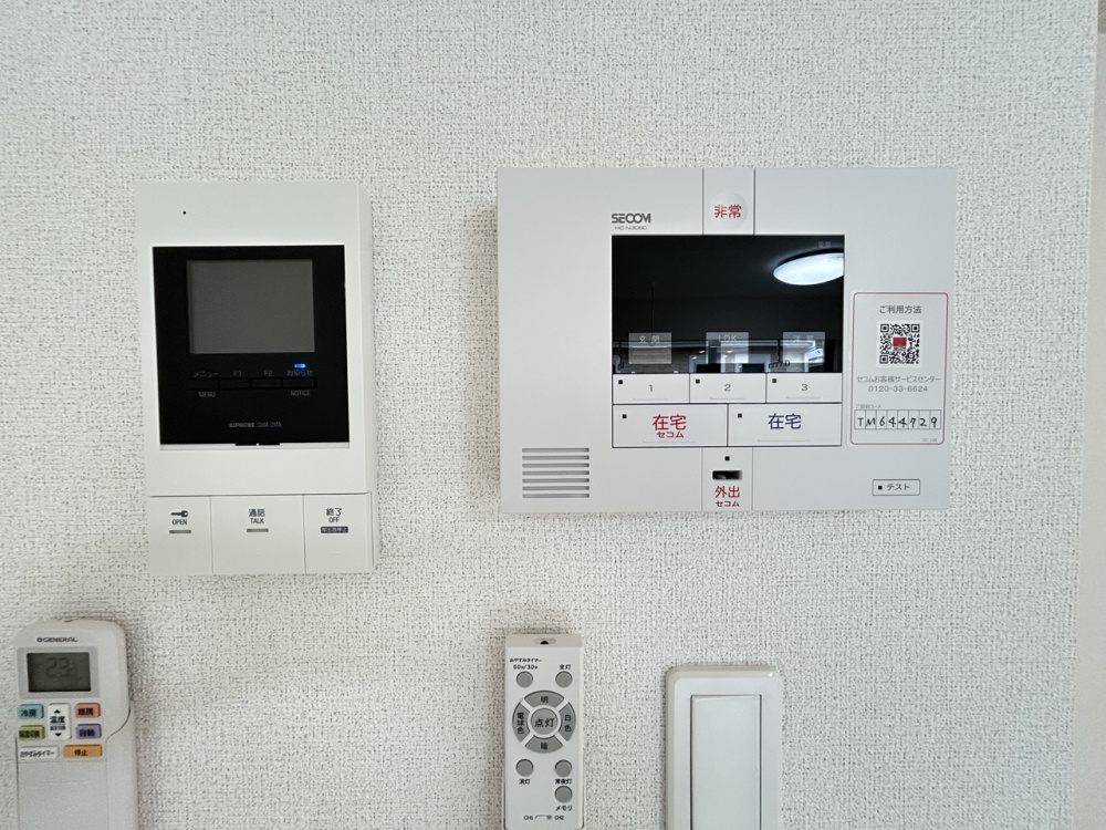 プラシードのセキュリティ|別号室参考写真です。