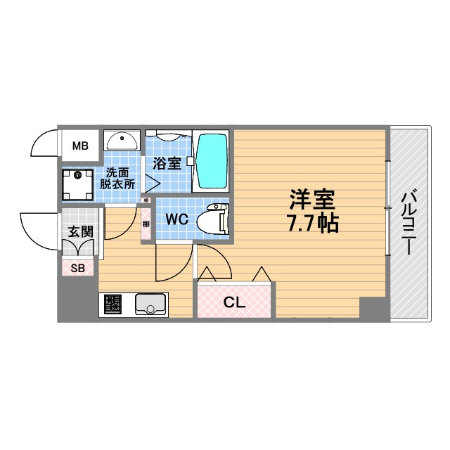 スプランディッド甲子園の間取り