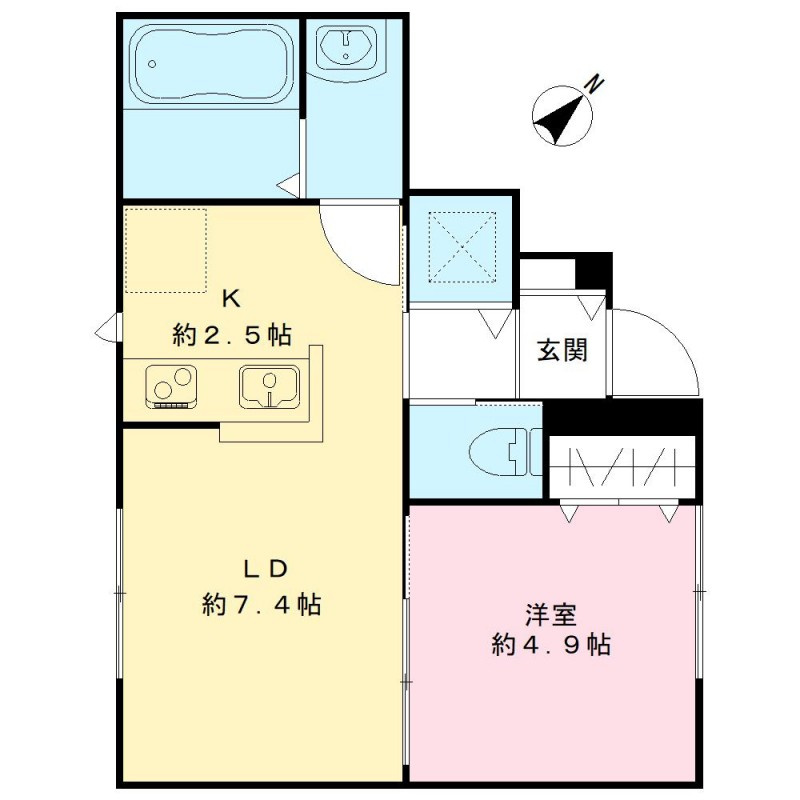 マグノリア　フラッツの間取り
