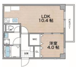 ソリティア鶴見橋の間取り