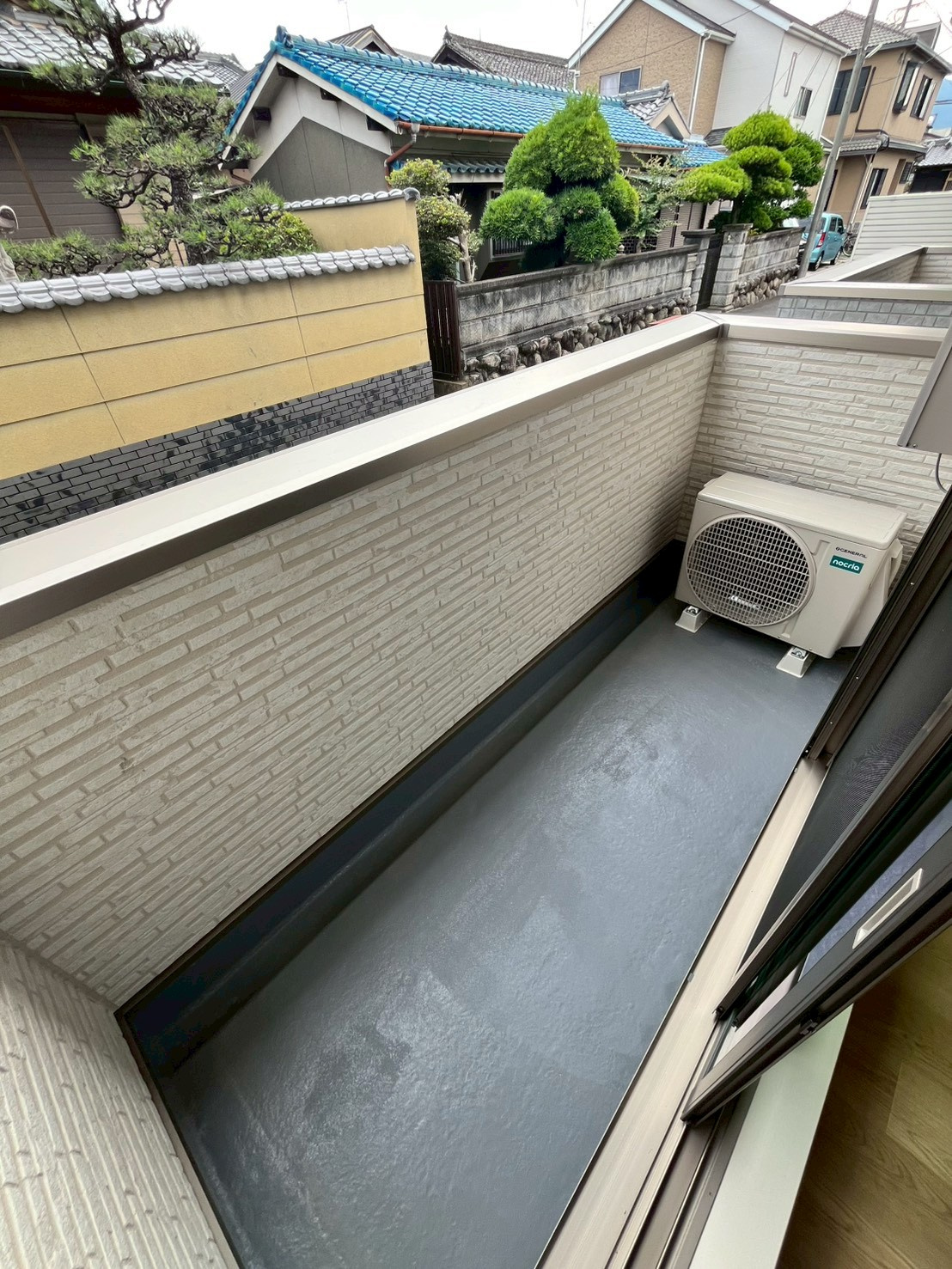 クレアール五位堂のバルコニー