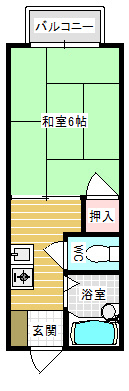 サムハイツの間取り