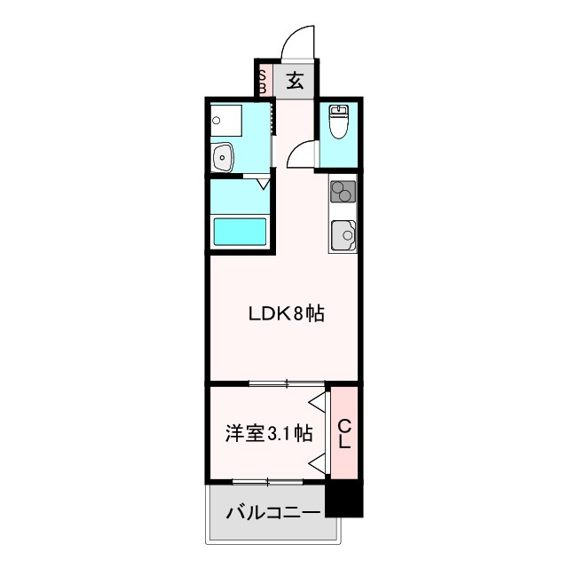 リヴィアス三明町の間取り