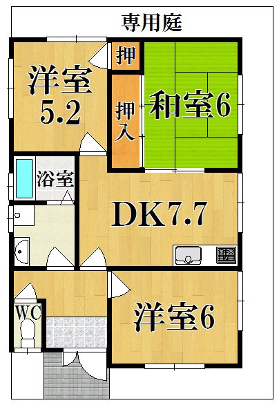 ピノ貸家５２０の間取り