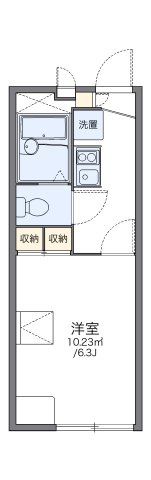 レオパレス大宮の間取り|代表的な間取のため実際の間取とは異なる場合があります