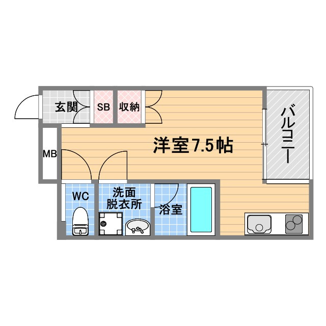 ソリューション甲子園の間取り