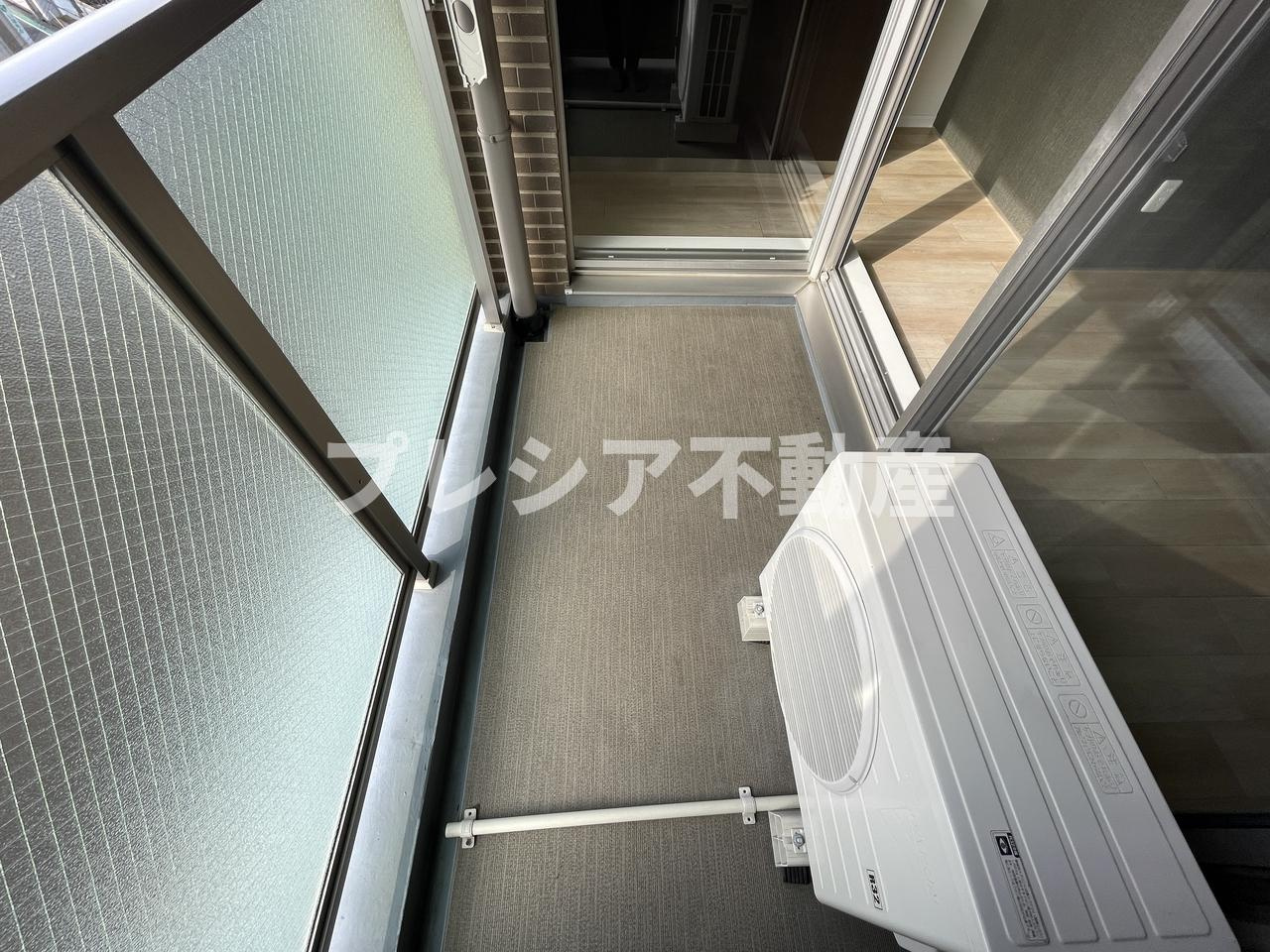 ソリューション甲子園のバルコニー