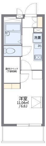レオパレスメゾン八瀬の間取り