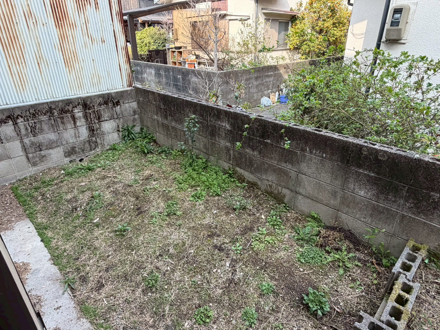 西大寺町テラスハウスのバルコニー