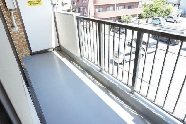 メゾン遠山のバルコニー|別号室参考写真です