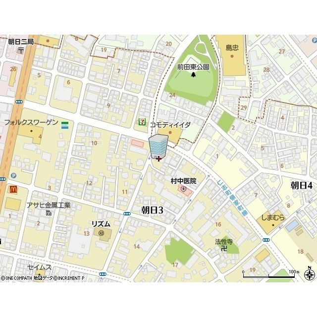 アンプルールフェールYoshidaの地図