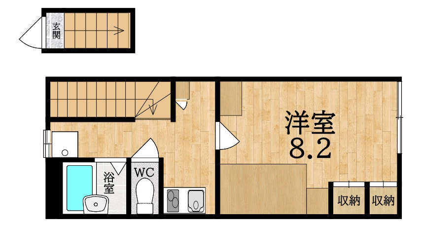 レオパレスオアシスの間取り