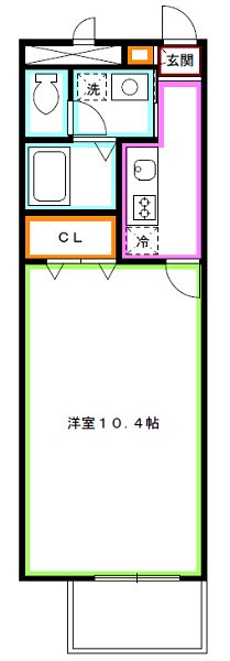 三鷹市新川６丁目の賃貸マンションの間取り