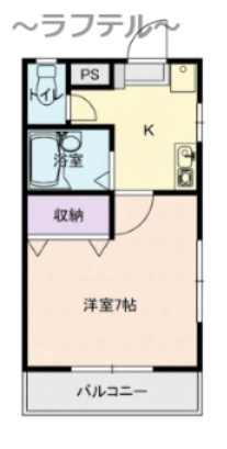 H-SQUARE喜多町の間取り